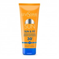 Opalovací krém na tělo s SPF +30 a dvojím účinkem LeviSsime SUN & FIT, 200ml